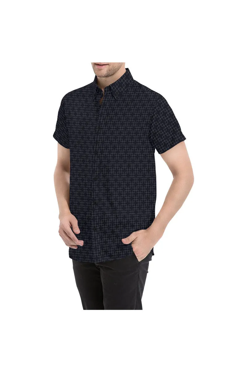 Overlapping Matrix Short Sleeve Shirt