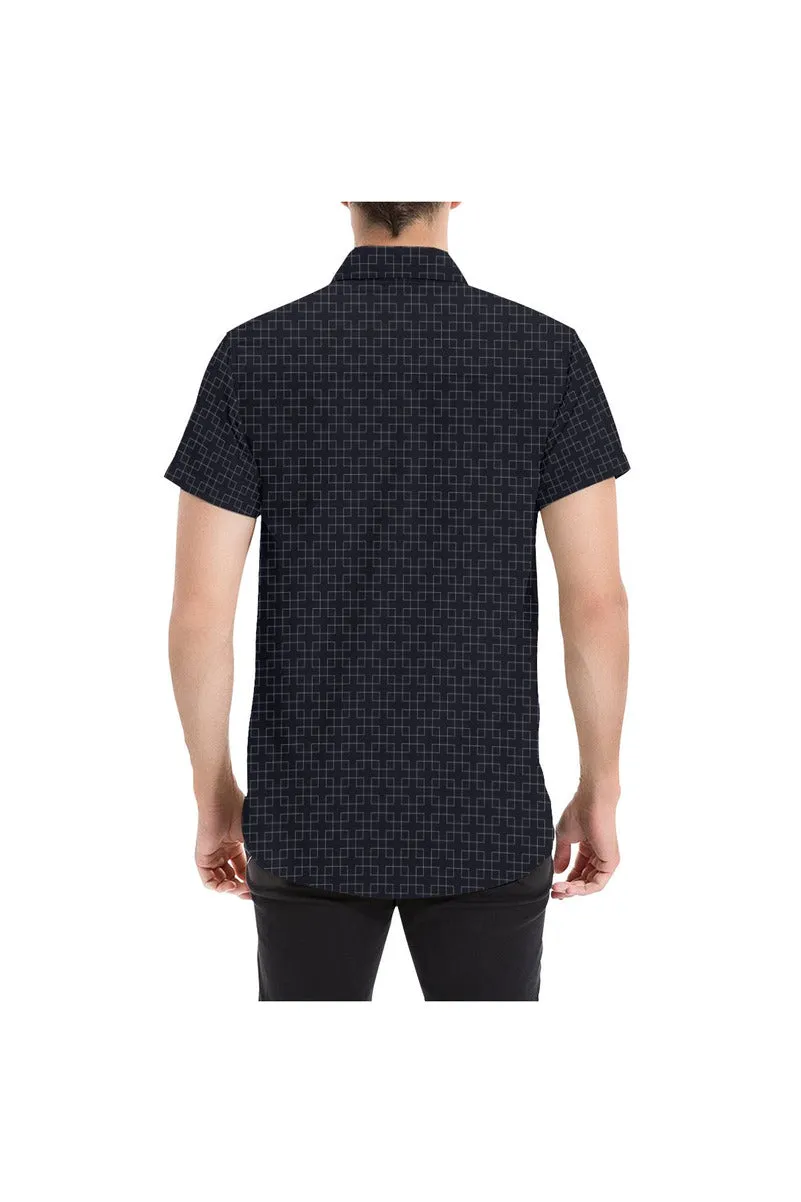 Overlapping Matrix Short Sleeve Shirt