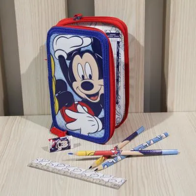 Penar complet utilat, cu 3 compartimente, Mickey Mouse