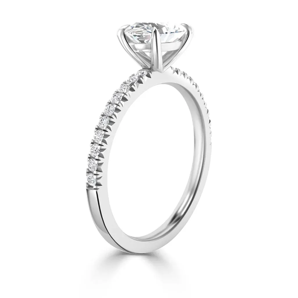 Penelope - 18ct White Gold - Oval