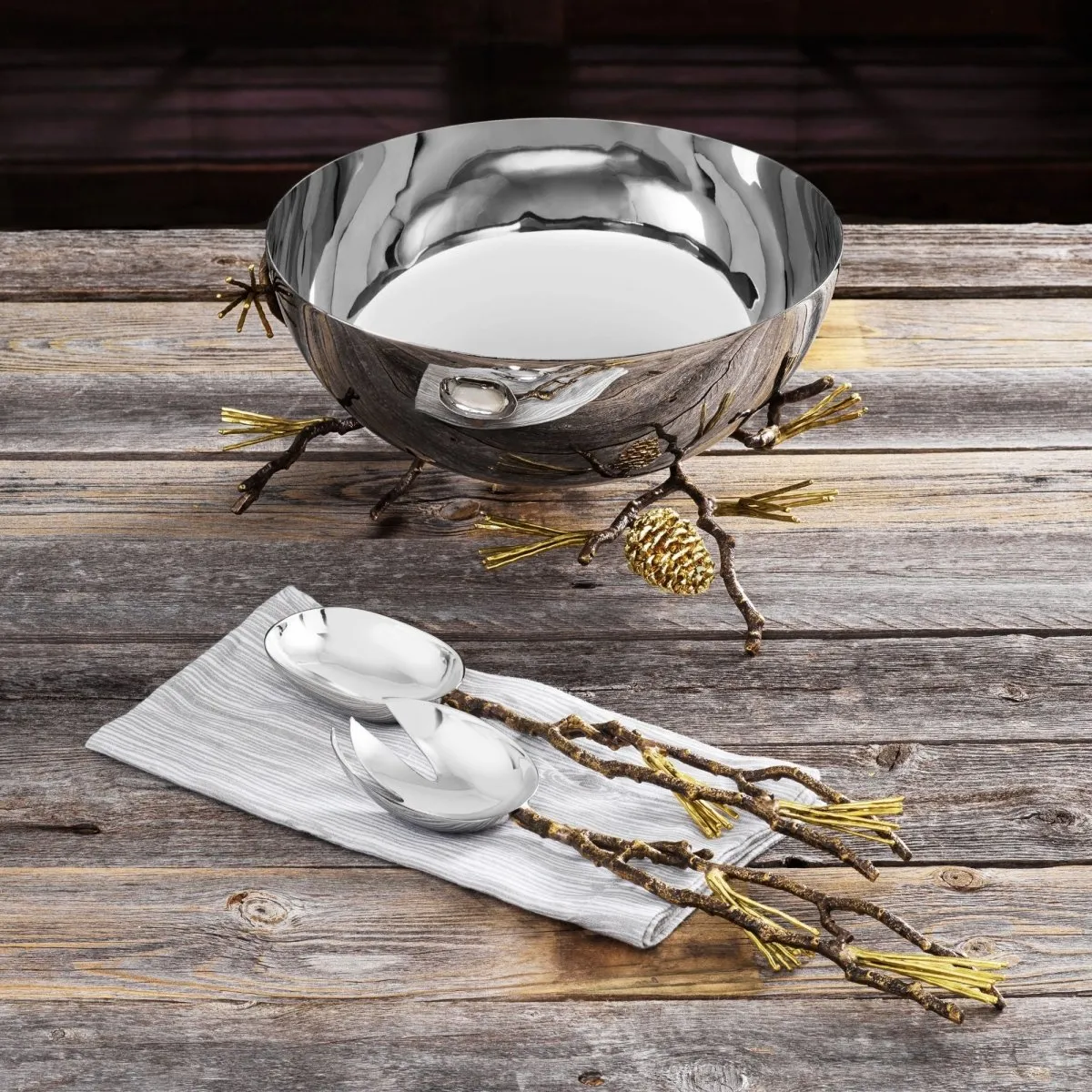 Pine Cone Serving Set