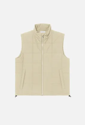 Puffer Vest / Tan