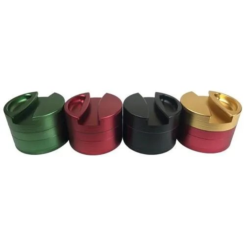 Rolling Paper Holder 4-piece Herb Grinder