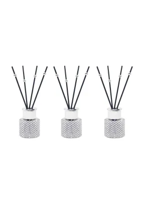 Silver Diamante Diffuser Set of 3