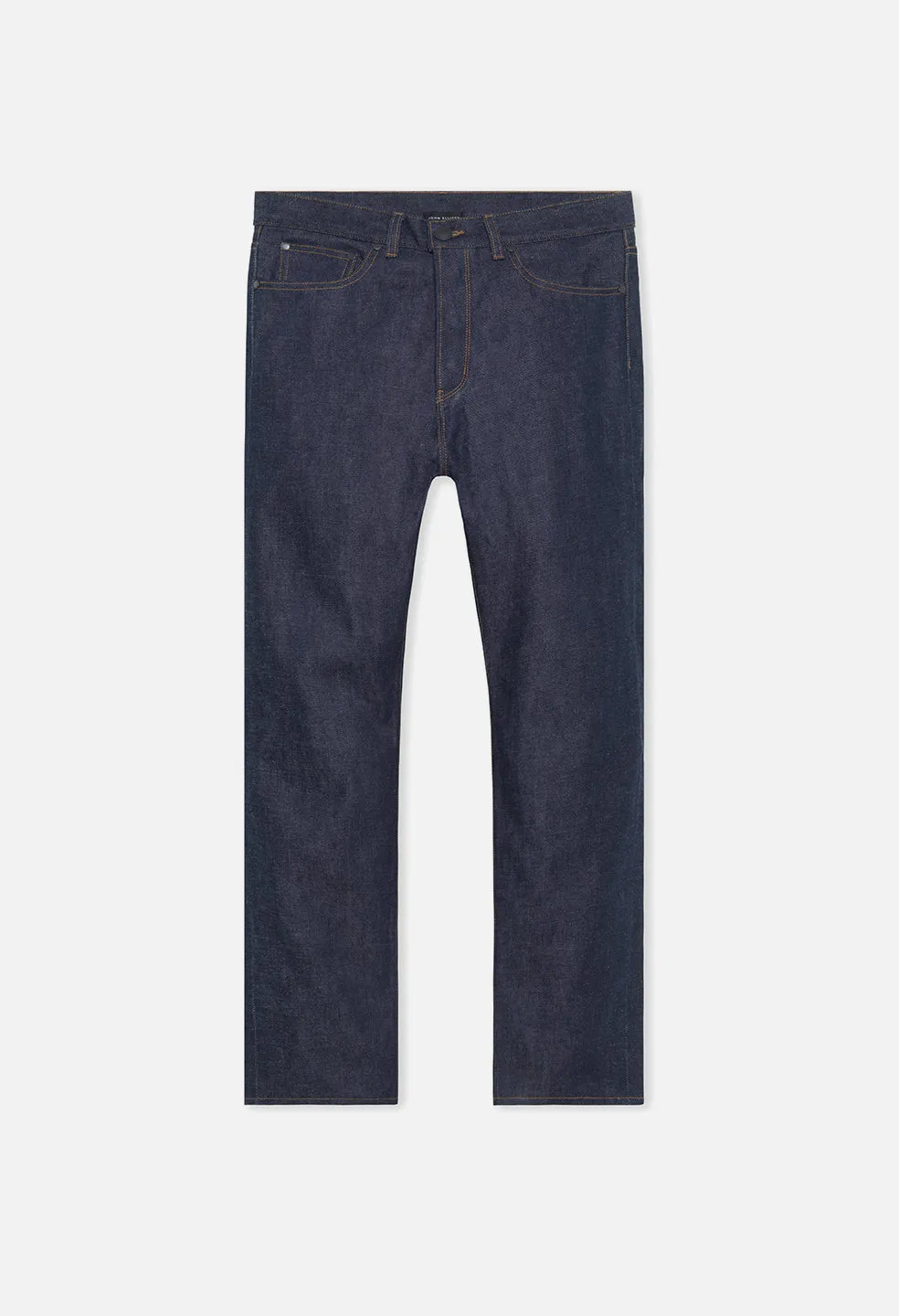 Sly High-Rise Straight / Selvedge Indigo