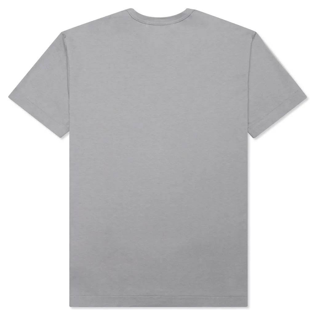 Small Heart Color Series T-Shirt - Grey