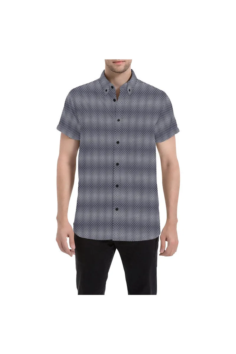 Spatial Men's All Over Print Short Sleeve Shirt/Large Size (Model T53)