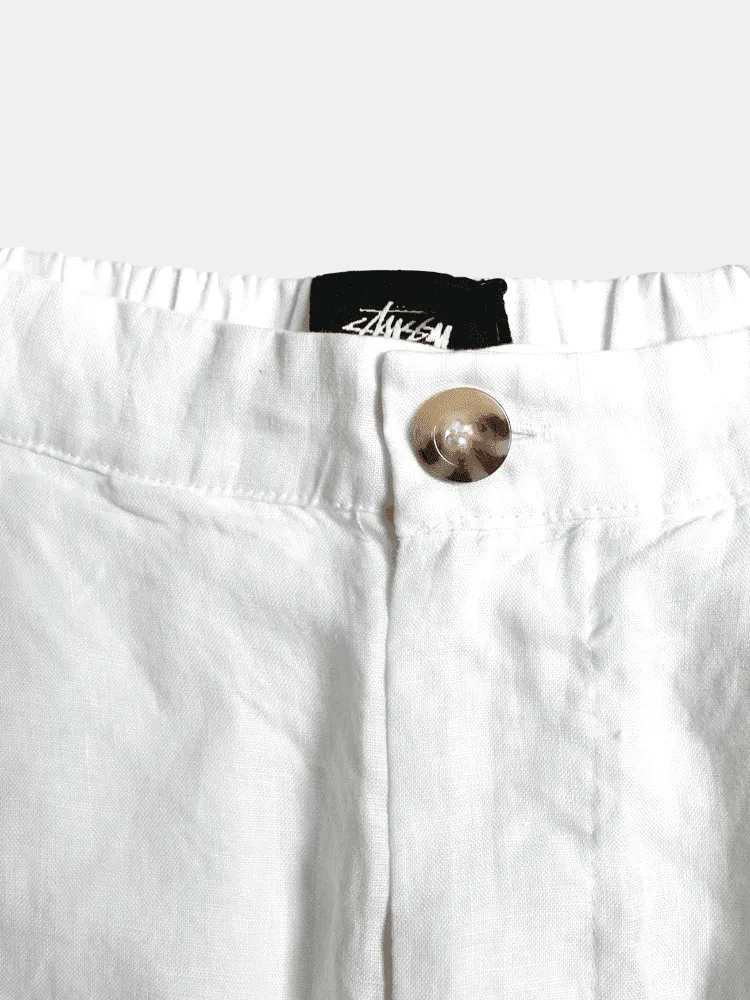 Stussy Germain Linen HW Short - White