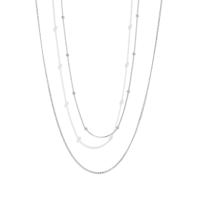 THE ESSENTIAL NECKLACE SET - sterling silver