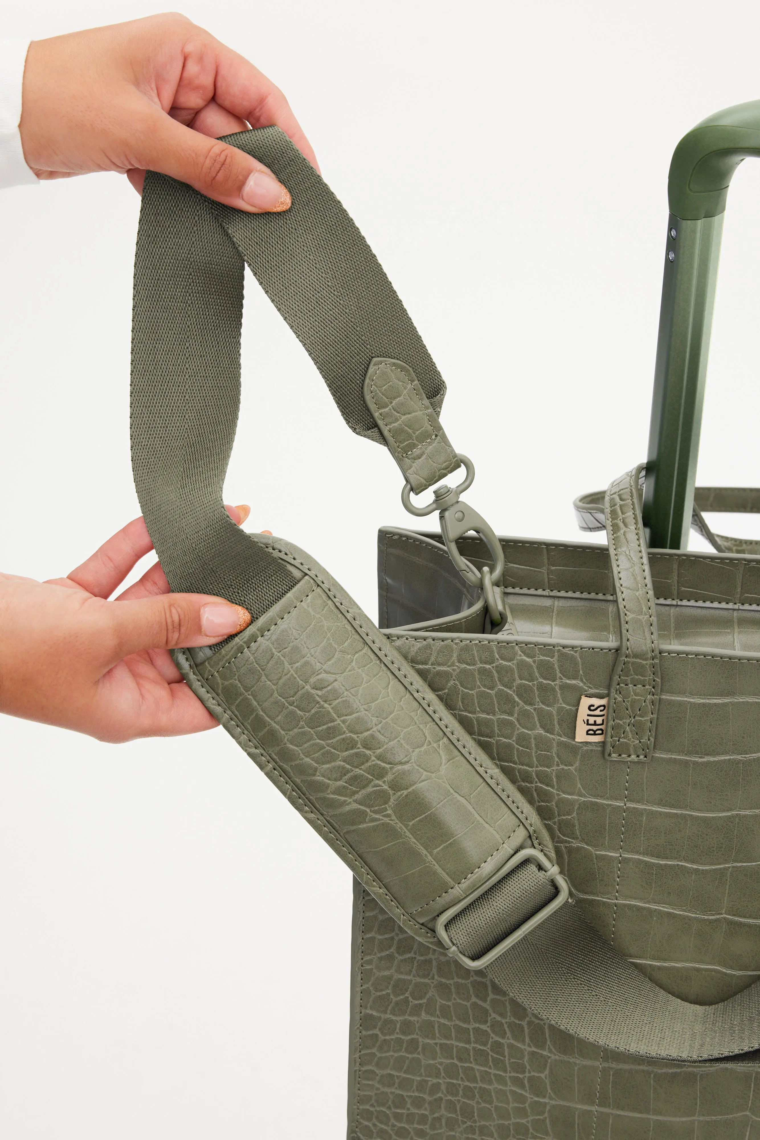 The Work Tote in Olive