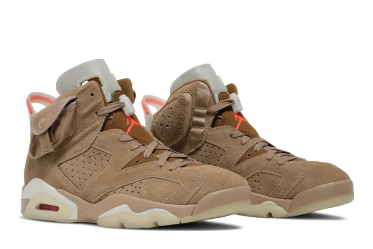 Travis Scott x Air Jordan 6 Retro 'British Khaki'