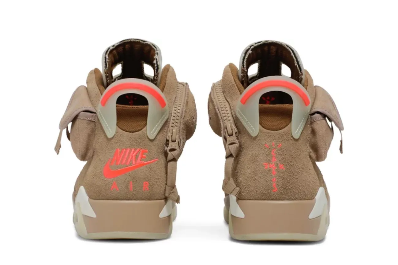 Travis Scott x Air Jordan 6 Retro 'British Khaki'