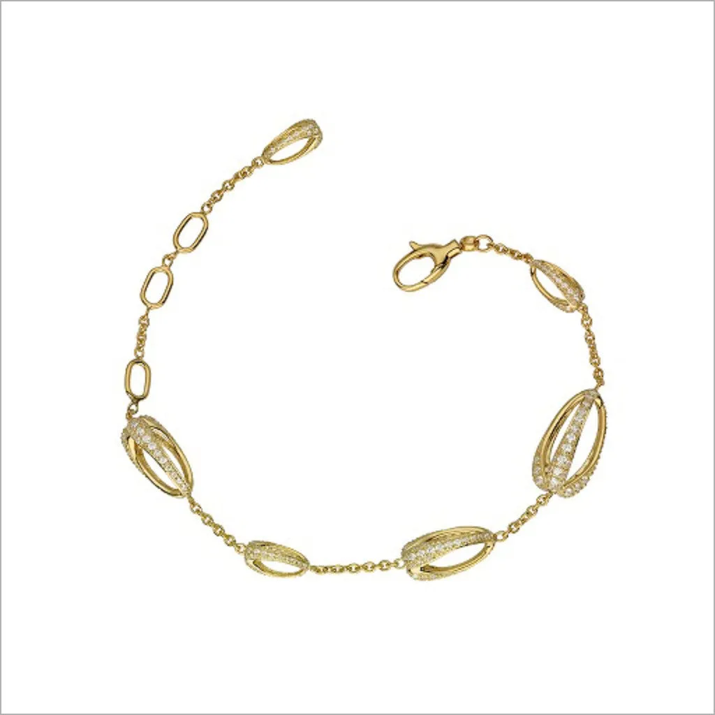 Triadra 18K Gold & Diamond Bracelet