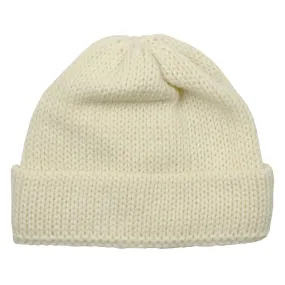 Universal Works - Short Watch Cap Kilcarra Wool - Ecru