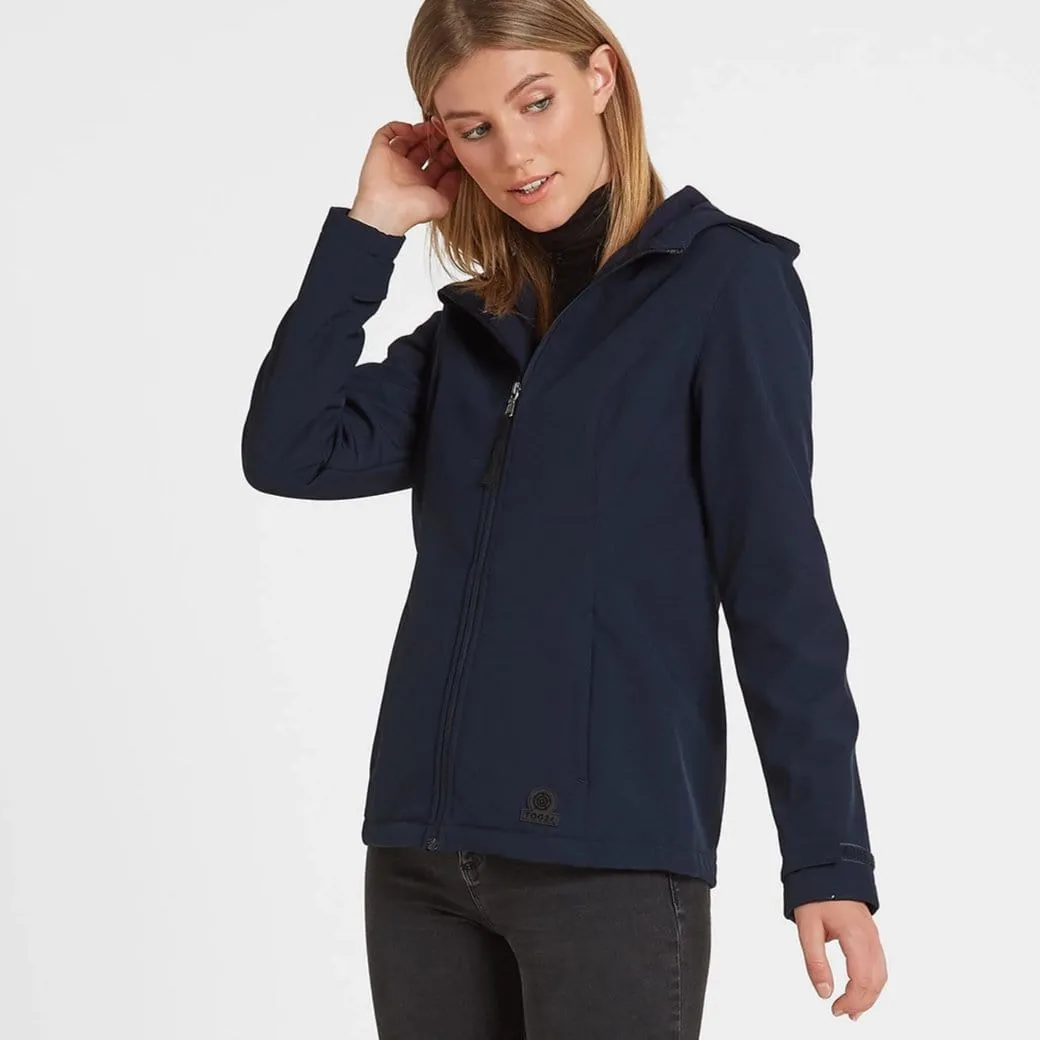 Valley Womens Softshell Hoody - Navy