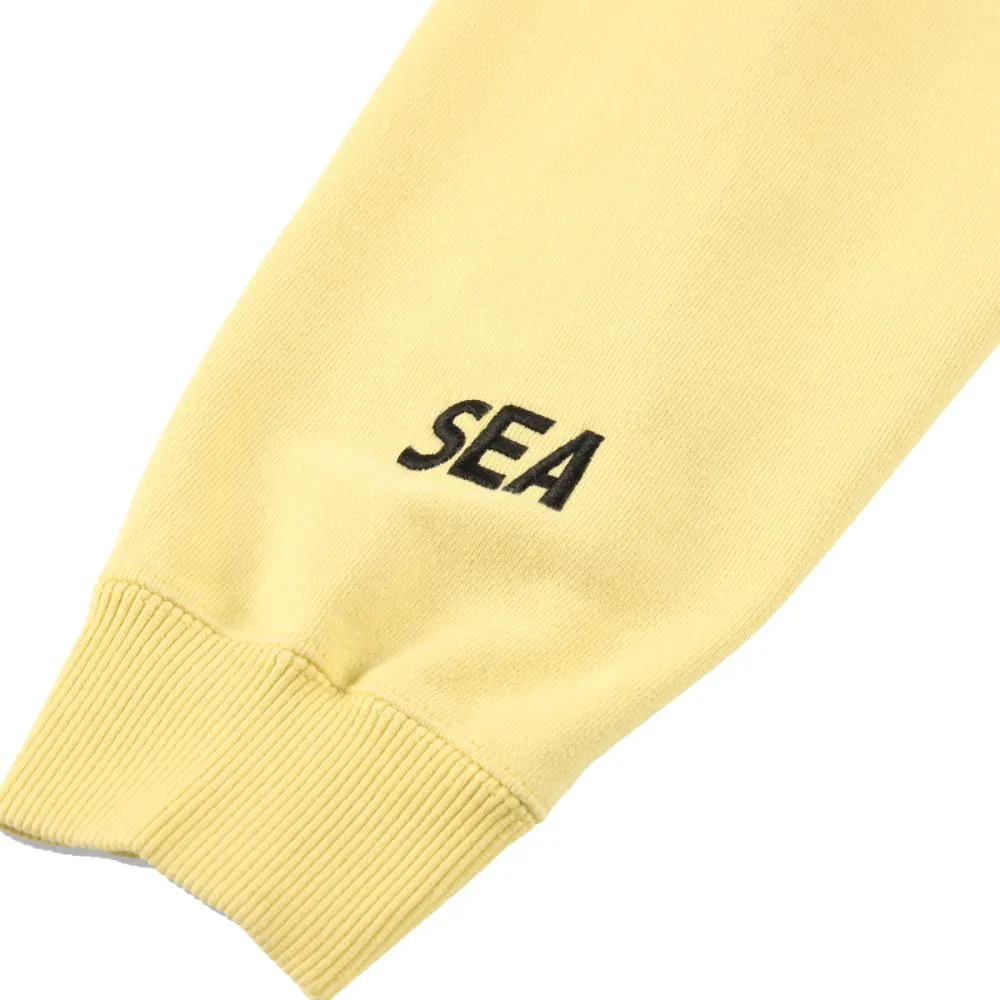 WIND AND SEA HUF × WDS  CREW SWEAT-YELLOW