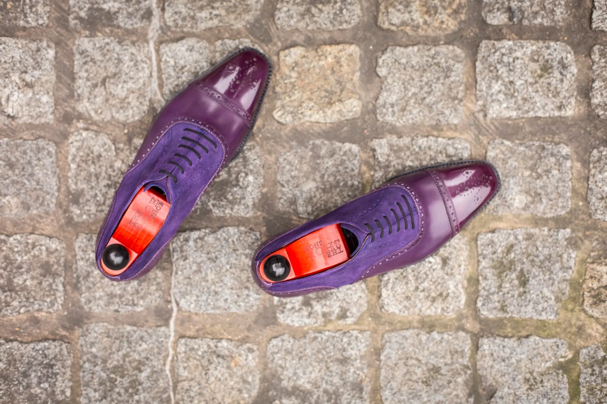 Windermere - MTO - Purple Calf / Purple Suede - LPB Last - Single Leather Sole