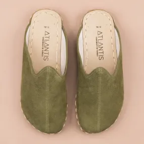 Women's Olive Barefoot Slippers