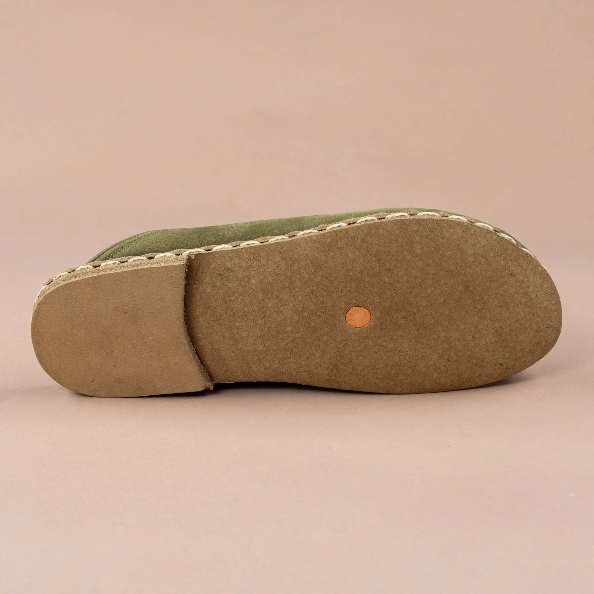 Women's Olive Barefoot Slippers