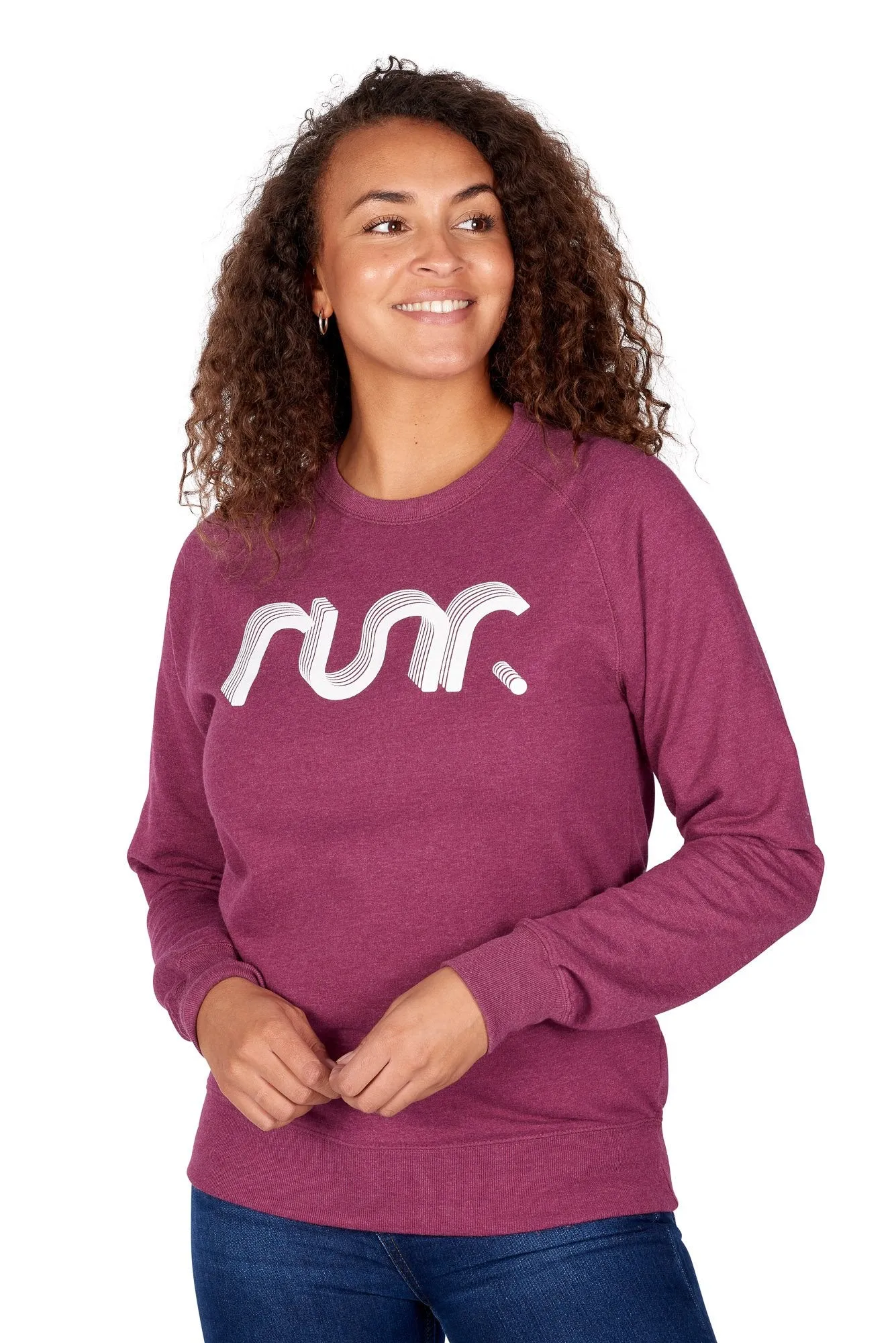 Women's Plum Retro Runr Jumper